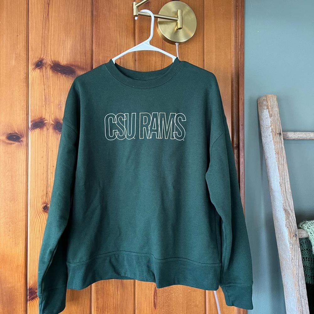 Champion CSU Rams Green Sweatshirt- Size Medium